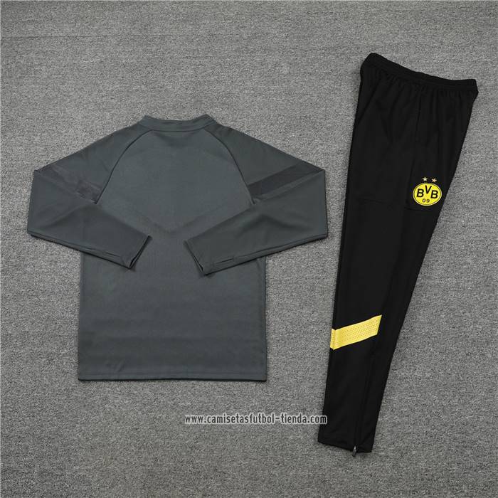 Chandal de Sudadera del Borussia Dortmund 2022 2023 Gris